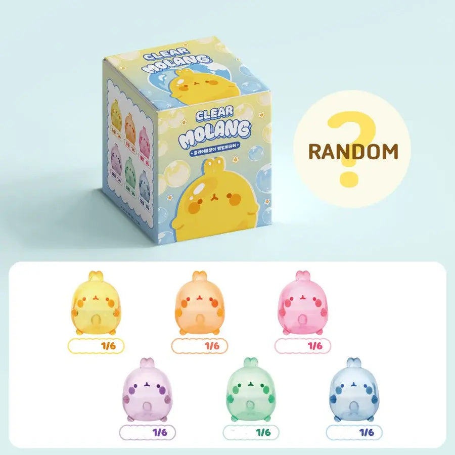 Molang Clear Blind Box (6/1)