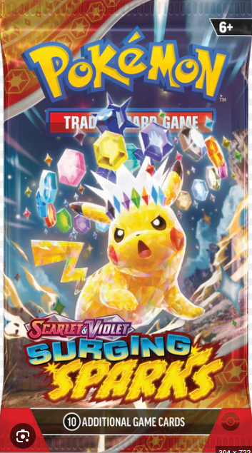 TCG - POKEMON SV08 SURGING SPARKS BOOSTER DISPLAY