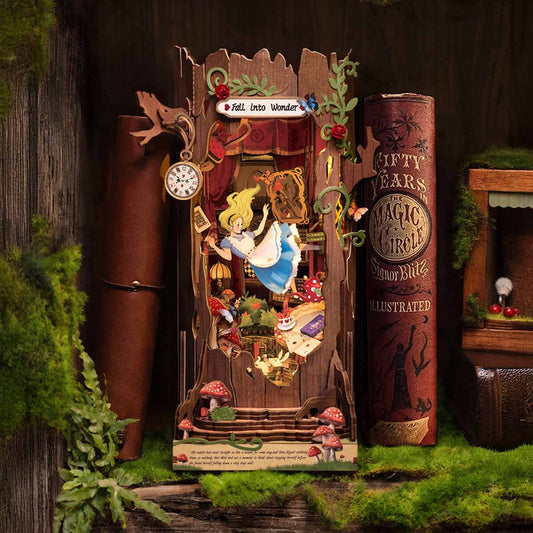Rolife DIY House Book Nook Series TGB12 Alice Adventure