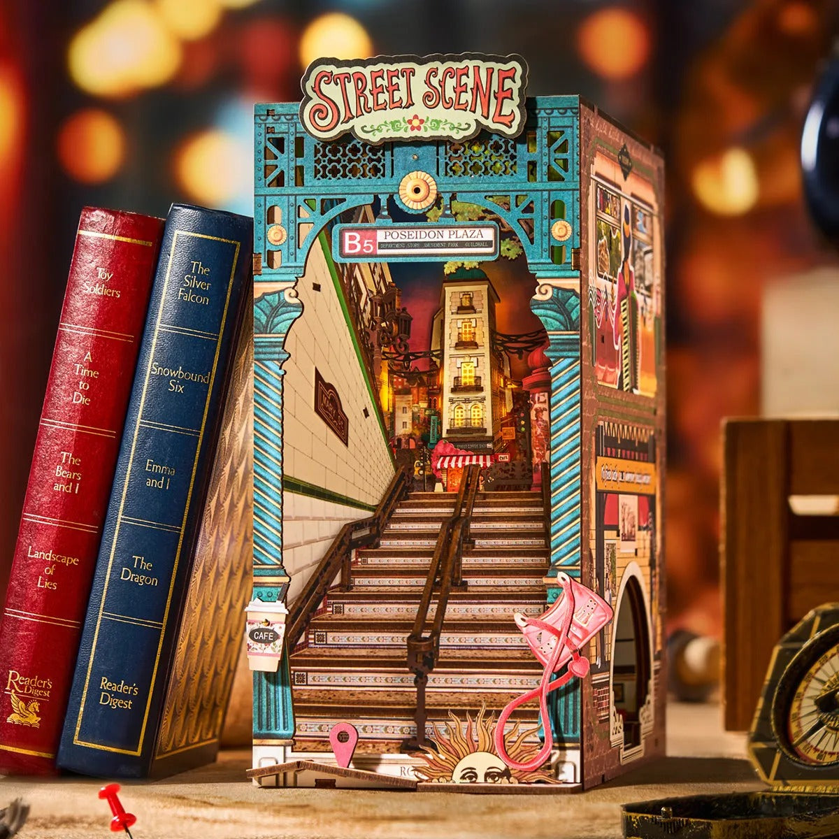 Rolife DIY House Book Nook Series TGB13 Street Scene