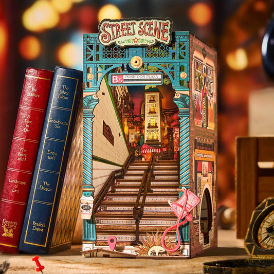 Rolife DIY House Book Nook Series TGB13 Street Scene