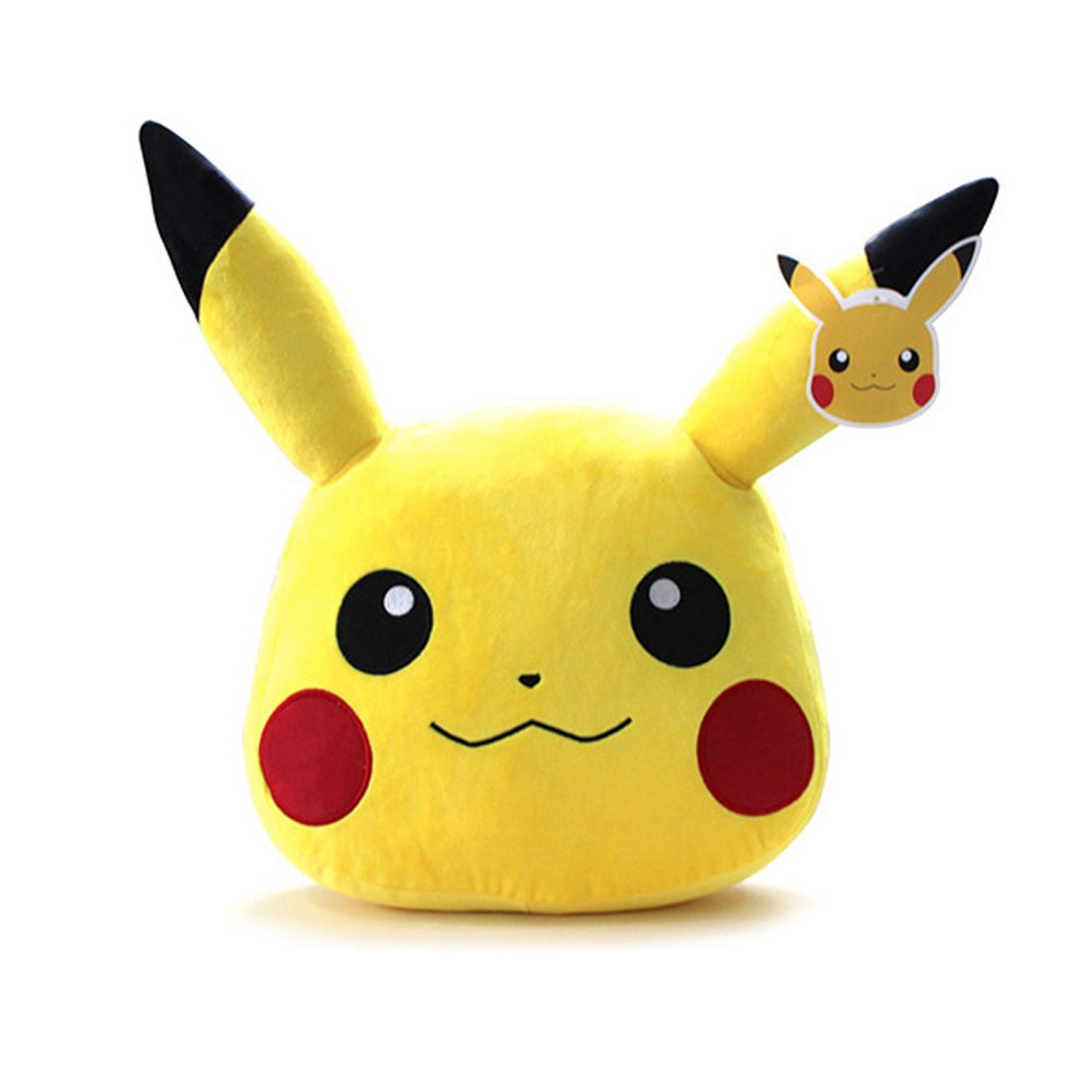 Pokemon Face Cushion Pikachu 16"