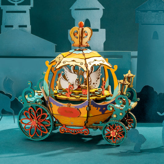 Rolife Music Box AM41 Pumpkin Carriage